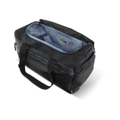 Сумка спортивная BUGATTI Blanc Delight, чёрная, нейлон RPET600D/тарпаулин/полиэстер, 47х23х28 см-3