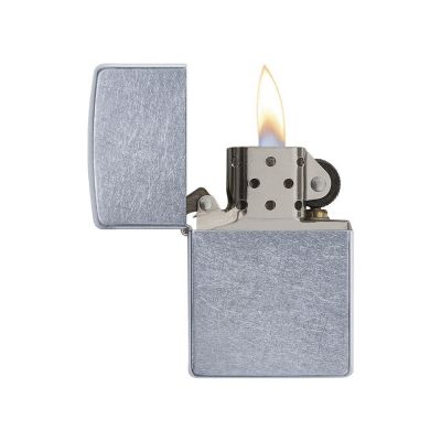 Зажигалка ZIPPO Classic с покрытием Street Chrome™, латунь/сталь, серебристая, матовая, 38x13x57 мм-2