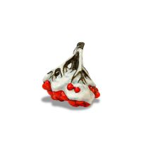 Елочная игрушка Рябинушка надглазурная авторская роспись