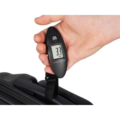 Мини-весы для багажа WENGER электронные, черные, АБС-пластик, до 40 кг-2