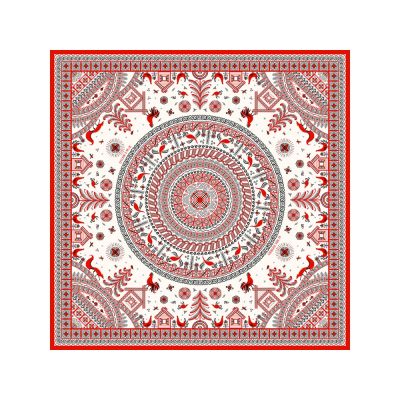 Платок Мезенская роспись-0