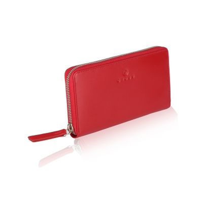 Кошелёк Cross Colors Chili, кожа наппа, гладкая, цвет красный-0
