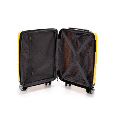 Сумка на колесах TORBER MOBI, желтый, полиэстер 900D с PU покрытием, 47 х 34 х 21,5 см, 32 л-1