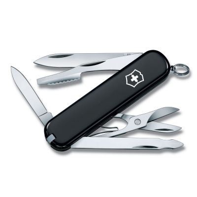 Нож перочинный VICTORINOX Executive, 74 мм, 10 функций, чёрный-0