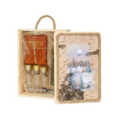 Подарочный набор Лесная заимка, бежевый-1