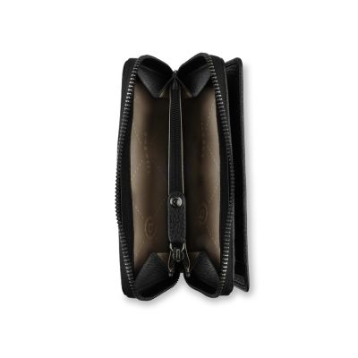 Кошелёк женский BUGATTI Elsa, с защитой данных RFID, чёрный, воловья кожа/полиэстер, 15,5х3х9,5 см-3