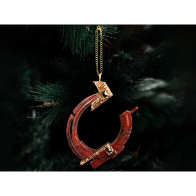 Елочные игрушки (Подкова).Символы года Гранат-3