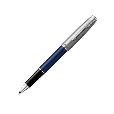Ручка-роллер Parker Sonnet Entry Point Blue Steel CT, стержень: F, цвет чернил: black, в подарочной упаковке-0