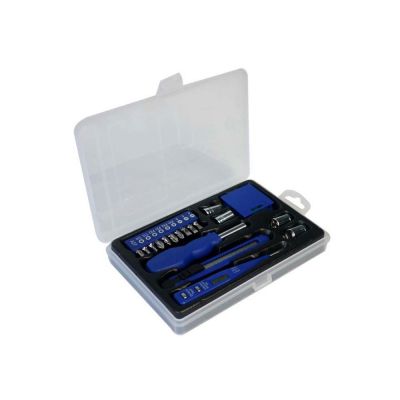 Набор инструментов Stinger, 18 инструментов, в пластиковом кейсе, 215x130x30 мм, белый-0