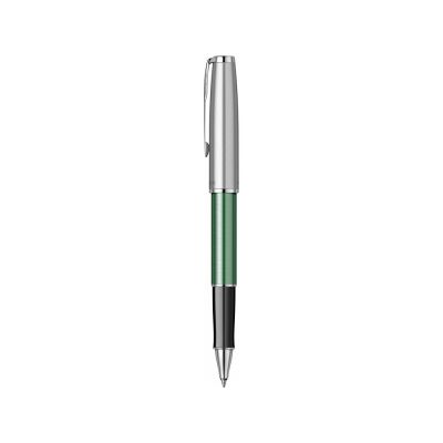 Ручка-роллер Parker Sonnet Essentials Green SB Steel CT, цвет чернил black, перо: F, в подарочной упаковке.-2