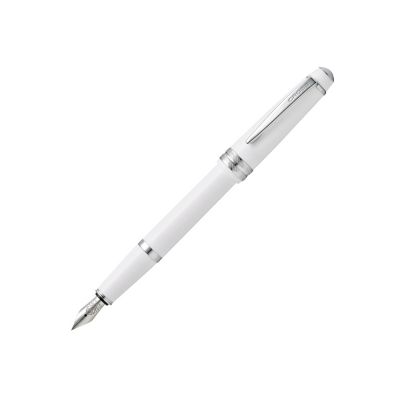 Перьевая ручка Cross Bailey Light White, перо ультратонкое XF, белый-0