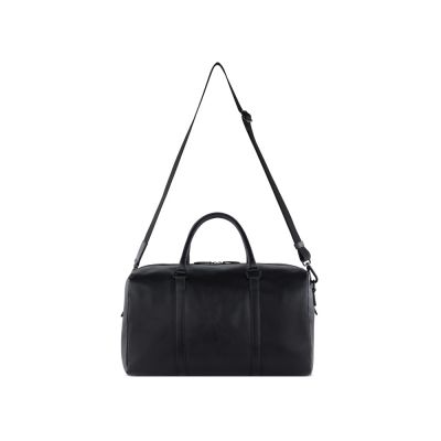 Сумка дорожная BUGATTI Clark, чёрная, воловья кожа/полиэстер, 45х20х27,5 см, 24 л-3