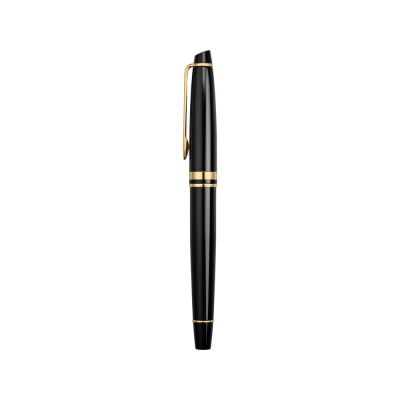 Ручка-роллер Waterman Expert 3, цвет: Black Laque GT, стержень: Fblk-2