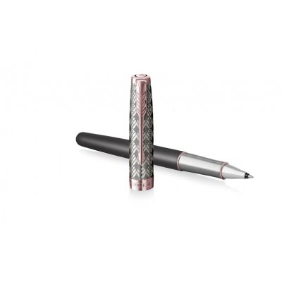 Ручка-роллер Parker Sonnet Premium Refresh GREY GT, стержень: F, цвет чернил: black, в подарочной упаковке-2