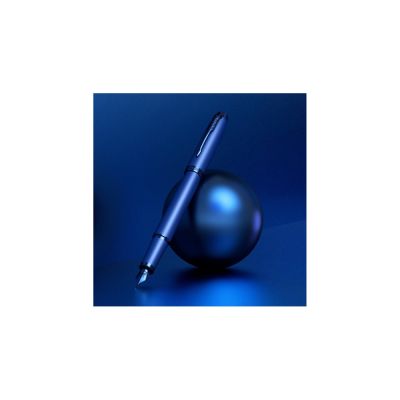 Перьевая ручка Parker IM Monochrome Blue, перо:F, цвет чернил: blue, в подарочной упаковке.-9