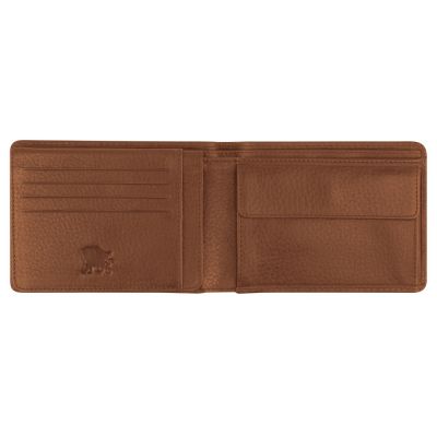 Бумажник Mano Don Montez, натуральная кожа в коньячном цвете, 12,8 х 9 см-3
