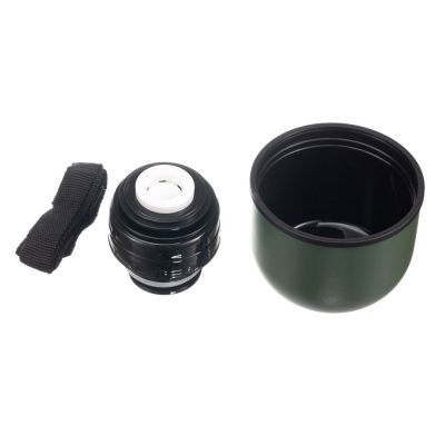 Термос Stinger, 1,2 л, широкий с ручкой, нержавеющая сталь, зелёный, 12,4 х 10,2 х 31,8 см-1