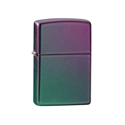 Зажигалка ZIPPO Classic с покрытием Iridescent, латунь/сталь, фиолетовая, матовая, 38x13x57 мм-0