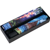 Набор: платок, складной зонт Моне. Сад в Сент-Андрес, голубой