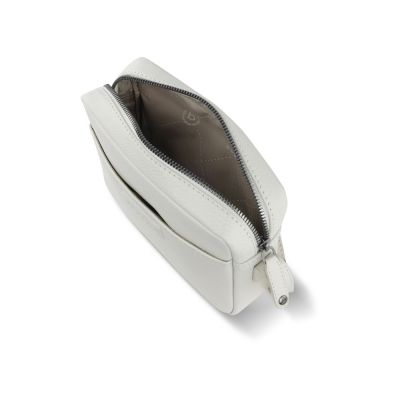 Сумка кросс-боди женская BUGATTI Elsa, белая, воловья кожа/полиэстер, 19х5,5х14 см-4