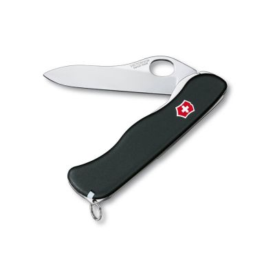 Нож перочинный VICTORINOX Sentinel Clip, 111 мм, 5 функций, с фиксатором лезвия, чёрный-0