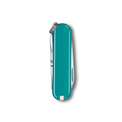 Нож-брелок VICTORINOX Classic SD Colors Mountain Lake, 58 мм, 7 функций, тёмно-бирюзовый-2