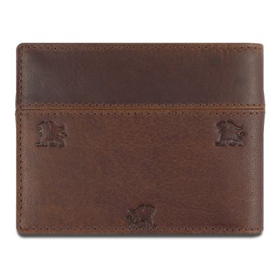 Портмоне Mano Don Leon, натуральная кожа в коричневом цвете, 11 х 8,6 см-1