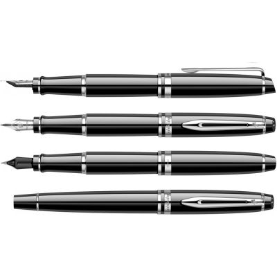 Подарочный набор Waterman Expert с перьевой ручкой и чехлом Black CT перо M-7