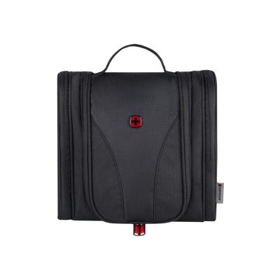 Несессер WENGER, чёрный, полиэстер, 10x24x23 см-0