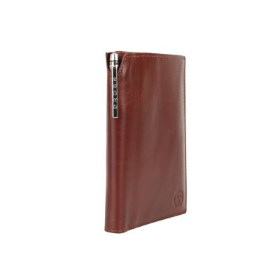Бумажник для документов Cross Vachetta New Brandy, с ручкой Cross, кожа наппа, гладкая, коричневый-2