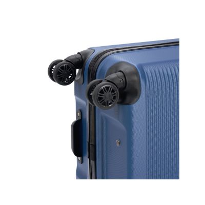 Чемодан TORBER Lama, чёрный, ABS-пластик, 49 х 29,5 х 77 см, 92 л-7