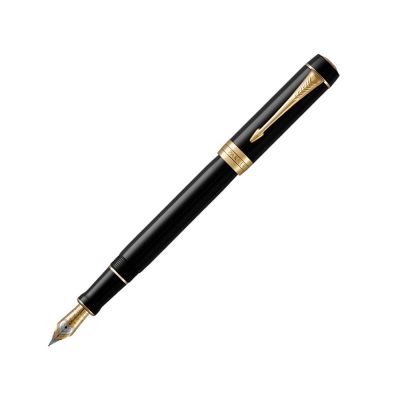 Перьевая ручка Parker Duofold Classic Centennial, Black GT, перо: F-0