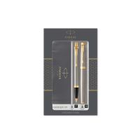 Набор Parker IM Core Brushed Metal GT: ручка шариковая, ручка роллер