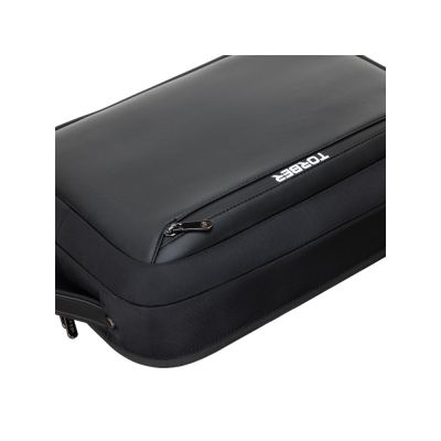 Рюкзак TORBER VOYAGE с отделением для ноутбука 15,6'', черный, нейлон/микрофибра, 30x12x42 см, 14л-7