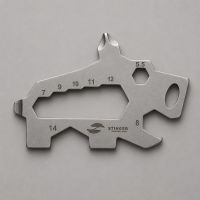 Мини-мультитул карманный Stinger, 61 x 35 мм, 5 функций, кабан, нержавеющая сталь, серебристый, в блистере