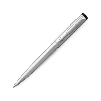 Ручка шариковая Parker Vector Standard T01 Stainless Steel CT, серебристый-0
