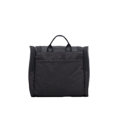 Несессер дорожный BUGATTI Universum, графитовый, полиэстер меланж/тарпаулин, 23,5х12х22,5 см, 7 л-7