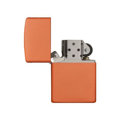 Зажигалка ZIPPO Classic с покрытием Orange Matte, латунь/сталь, оранжевая, матовая, 38x13x57 мм-2