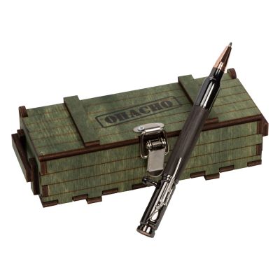 Ручка шариковая Морёный дуб-2