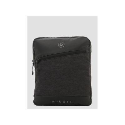 Сумка кросс-боди BUGATTI Universum, графитовая, полиэстер меланж/тарпаулин, 23х4х27 см, 2,5 л-1