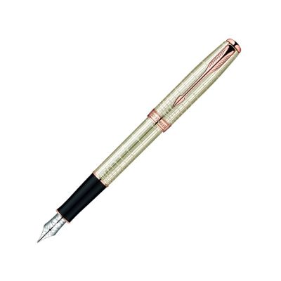 Перьевая ручка Parker Sonnet F535 VERY PREMIUM Feminine, (серебро 925 пробы) цвет: Silver PGT, перо: F-0