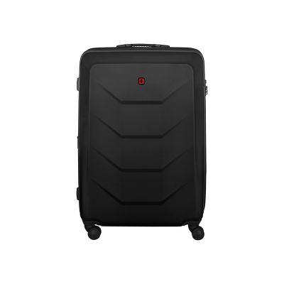 Чемодан WENGER Prymo, чёрный, большой, 52х76х30 см, 93 л, ABS+PC-1
