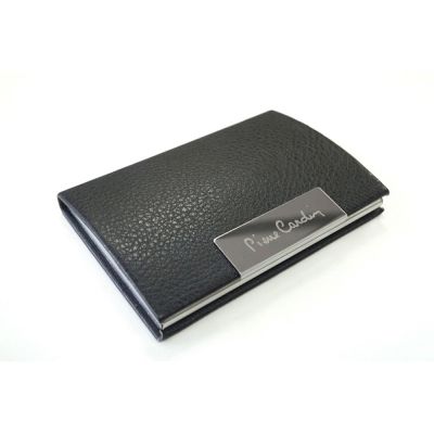 Визитница Pierre Cardin, чёрный/серебристый-0