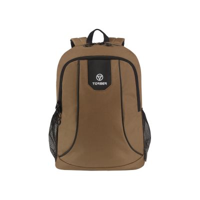 Рюкзак TORBER ROCKIT с отделением для ноутбука 15,6, коричневый, полиэстер 600D, 46 х 30 x 13-0
