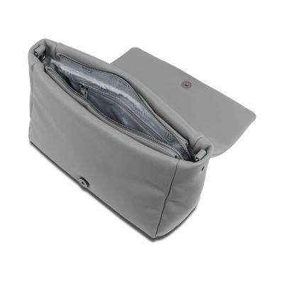 Сумка наплечная женская BUGATTI Cara, серая, полиуретан, 31х7,5х20 см, 4 л-3