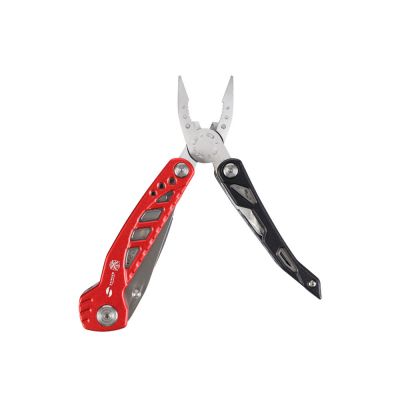 Мультитул Stinger, 105x30 мм, 11 функций, сталь/алюминий, красно-чёрный, в нейлоновом чехле-1