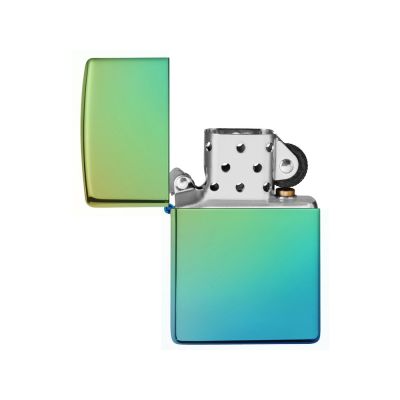 Зажигалка ZIPPO Classic с покрытием High Polish Teal, латунь/сталь, зелёная, глянцевая, 38x13x57 мм-2