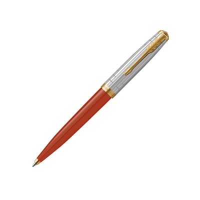 Шариковая ручка Parker 51 Premium Red GT стержень: M, цвет чернил: black, в подарочной упаковке-0