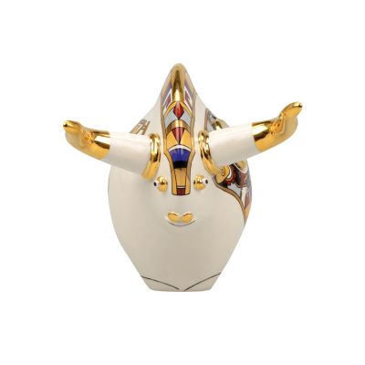 Скульптура Бык с часами-2