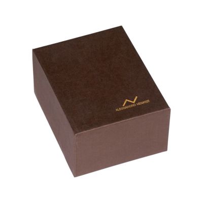 Футляр для галстука Alessandro Venanzi, коричневый-2